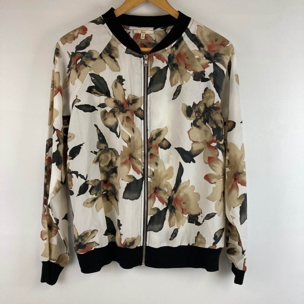 Tua Women's Floral Full Zip Blouson Jacket Size S